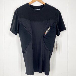 5.11 Cams Short Sleeve Base Layer Shirt Carry Conceal Padded 41222 Size XL Black